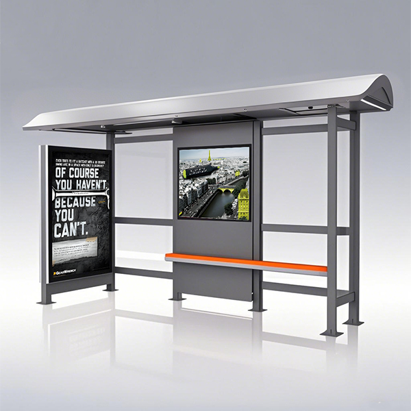 Curved Shed Bus Stop Shelter