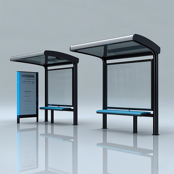 Double Bus Stop Shelter