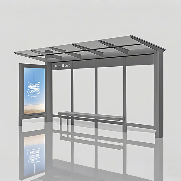 Single Light Box Bus Stop